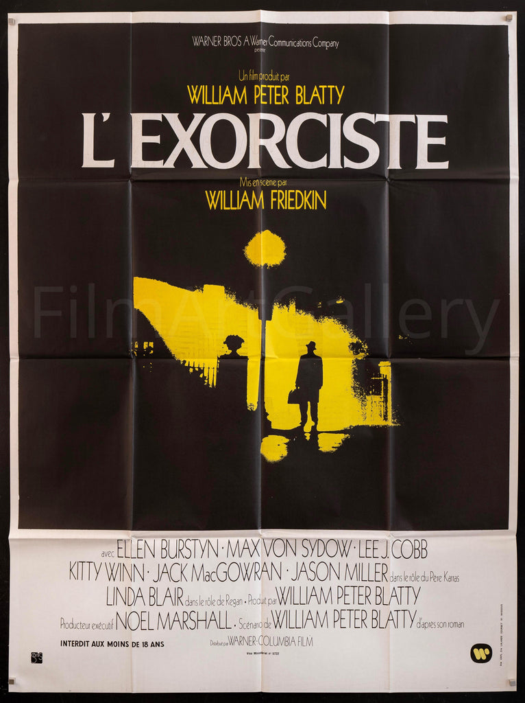 The Exorcist French 1 panel (47x63) Original Vintage Movie Poster