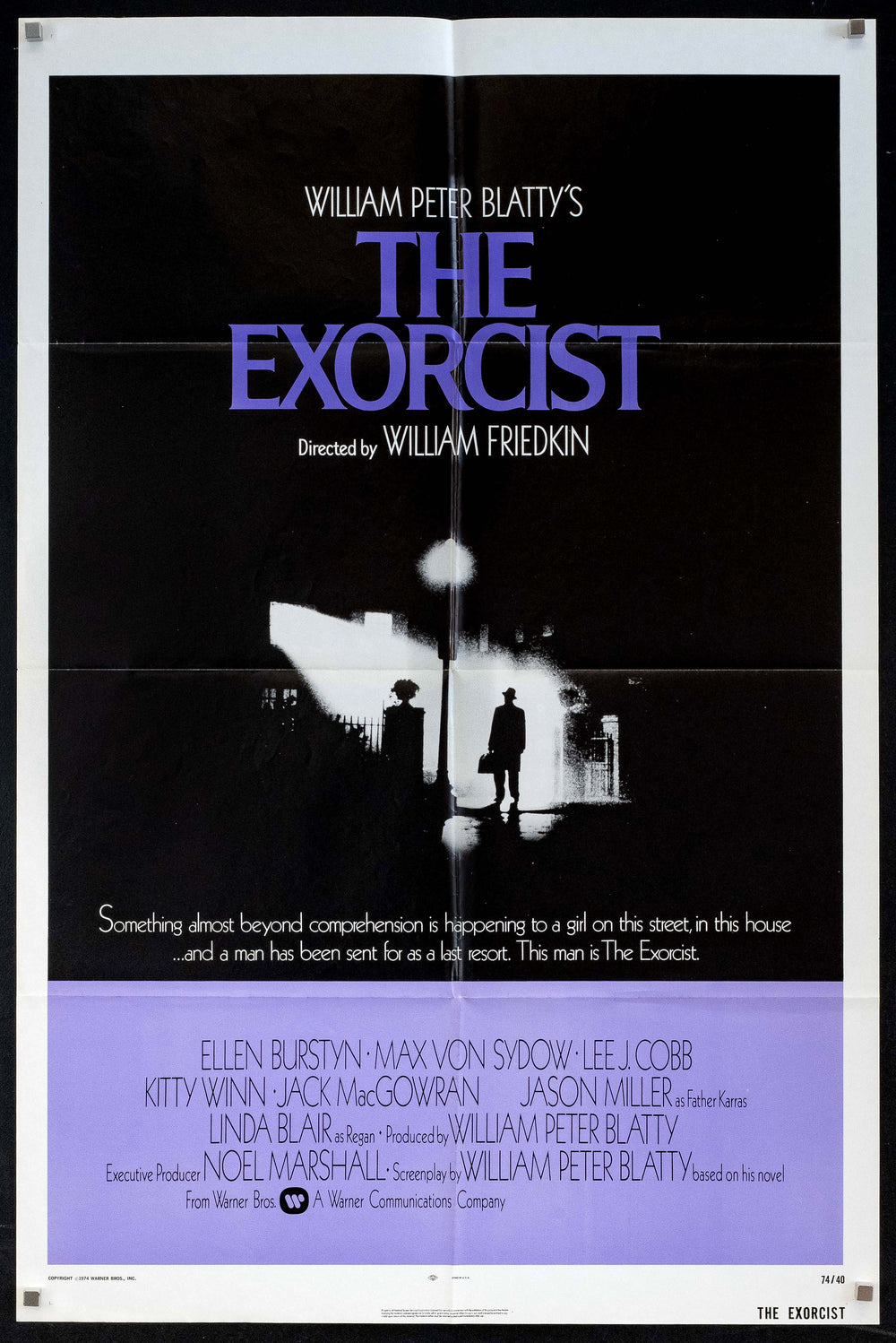 The Exorcist Original Vintage Movie Poster