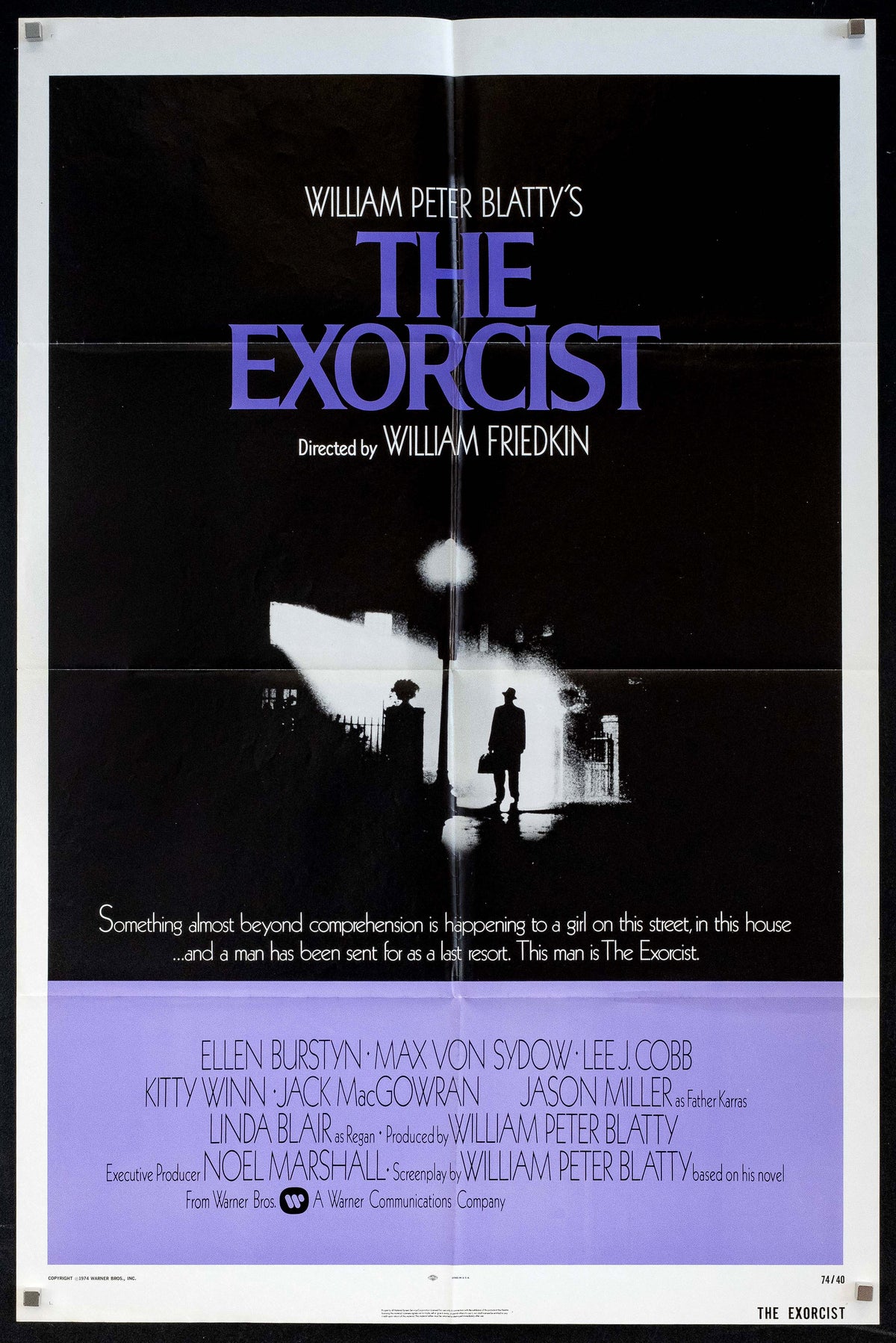 The Exorcist Original Vintage Movie Poster
