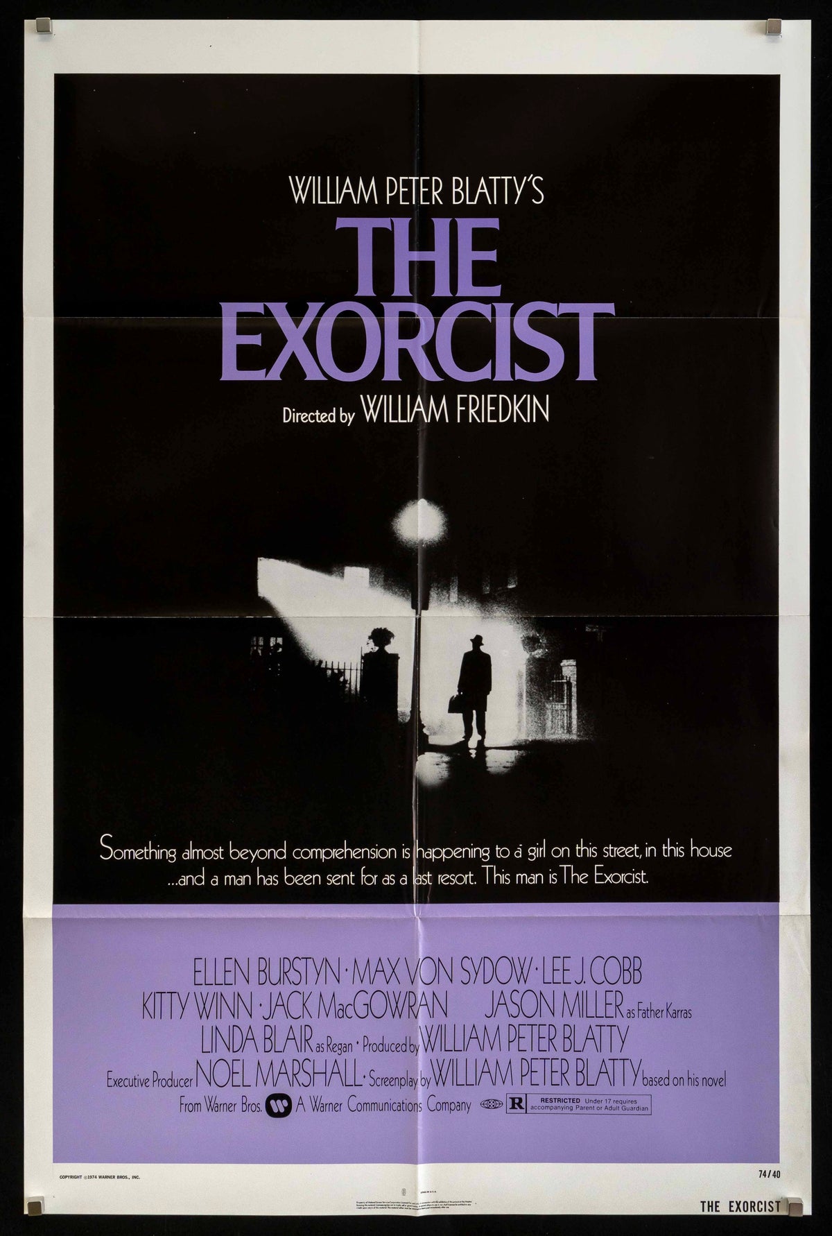 The Exorcist Original Vintage Movie Poster