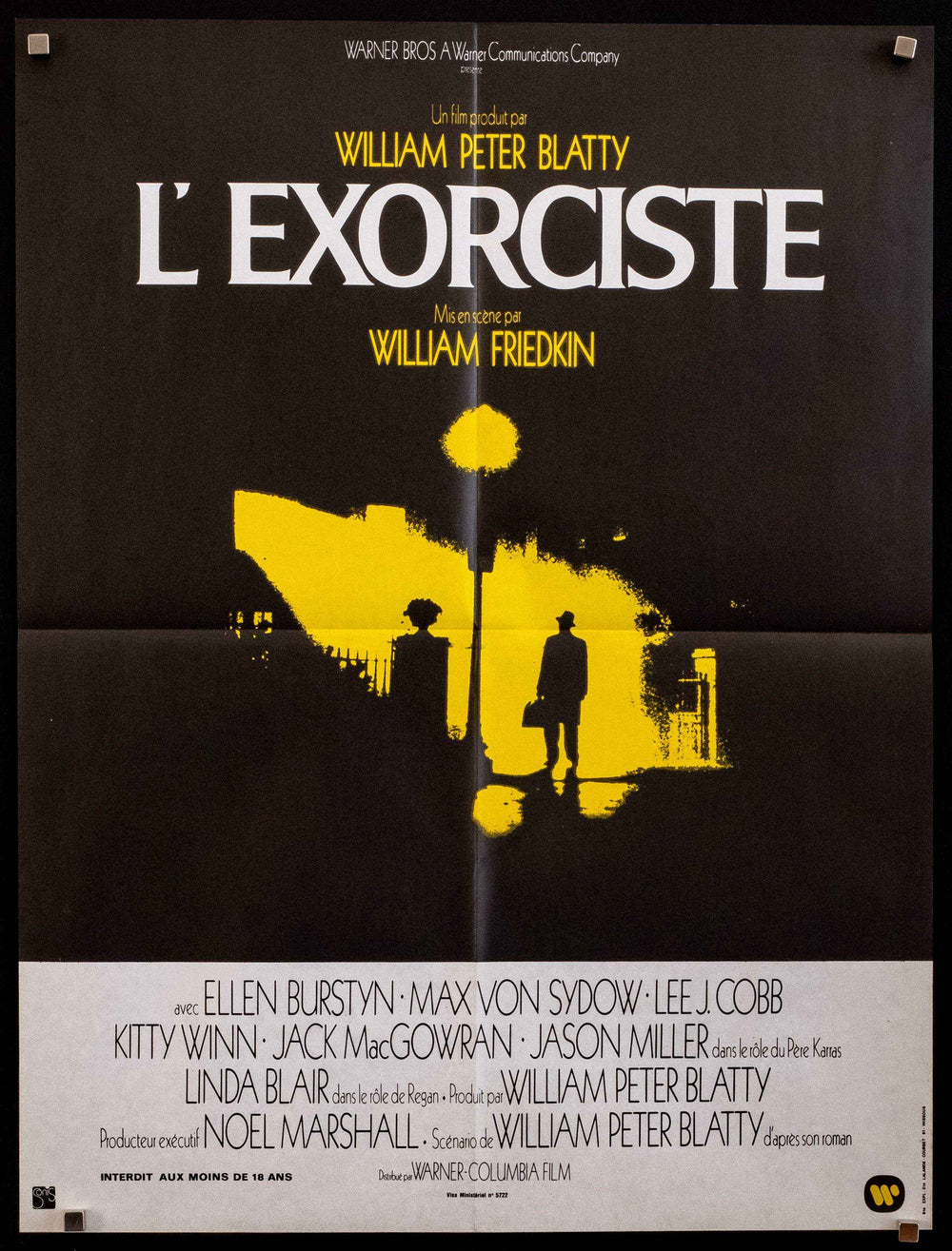 The Exorcist Original Vintage Movie Poster