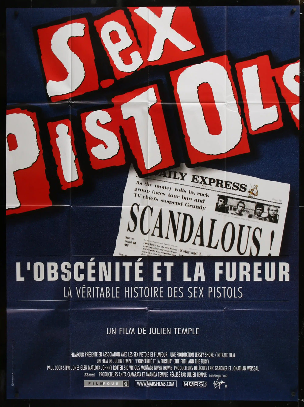 The Filth and the Fury Original Vintage Movie Poster