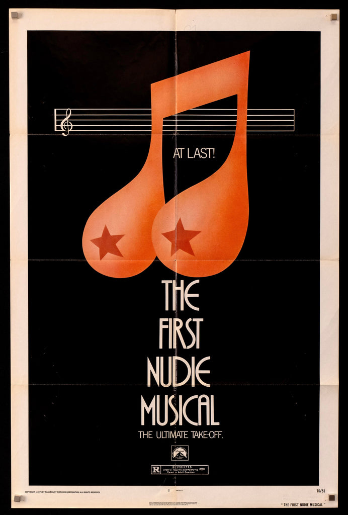 The First Nudie Musical Original Vintage Movie Poster