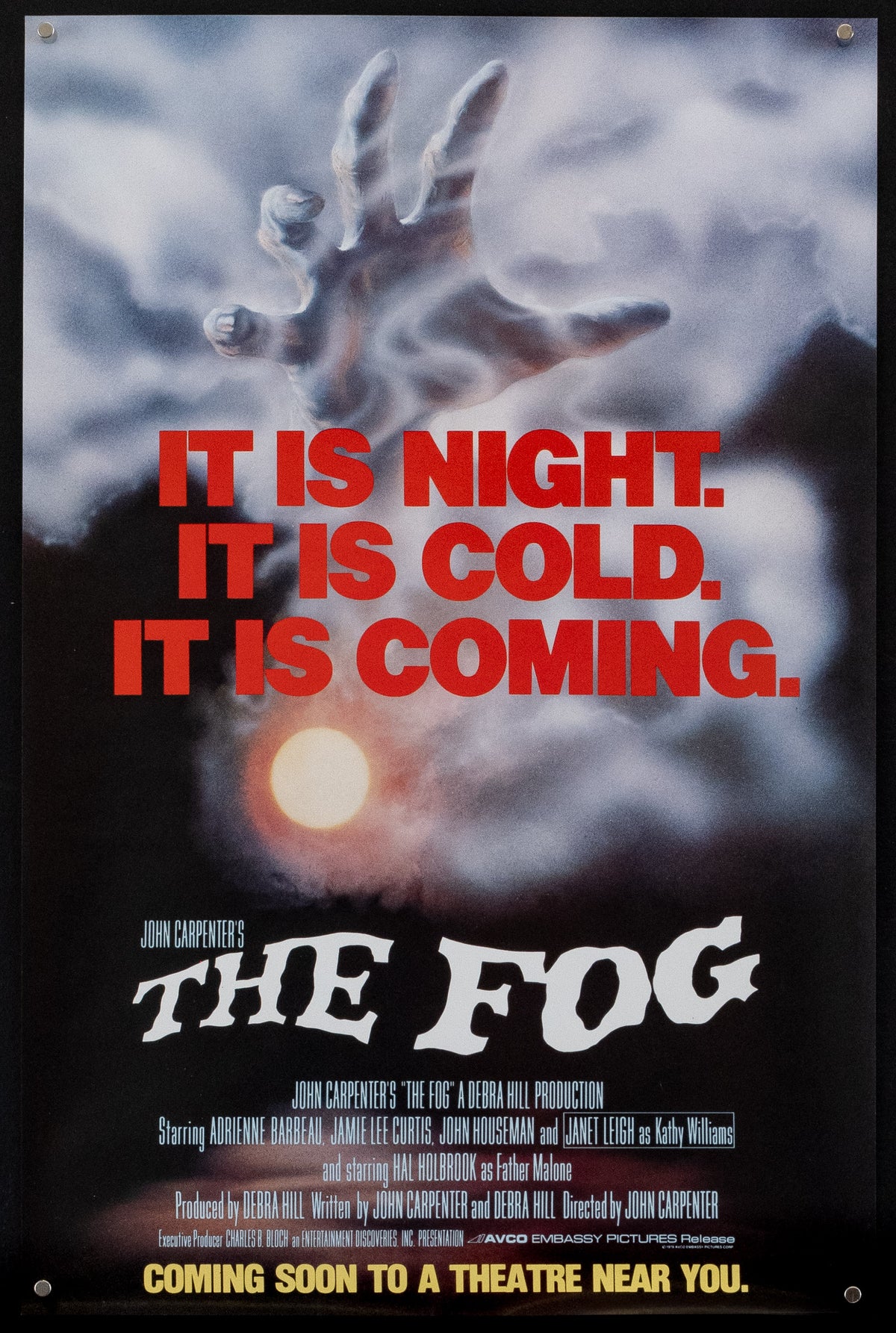 The Fog Original Vintage Movie Poster