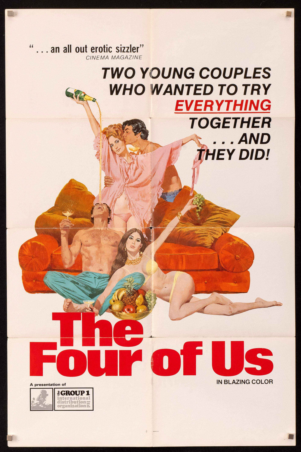 The Four of Us Original Vintage Movie Poster