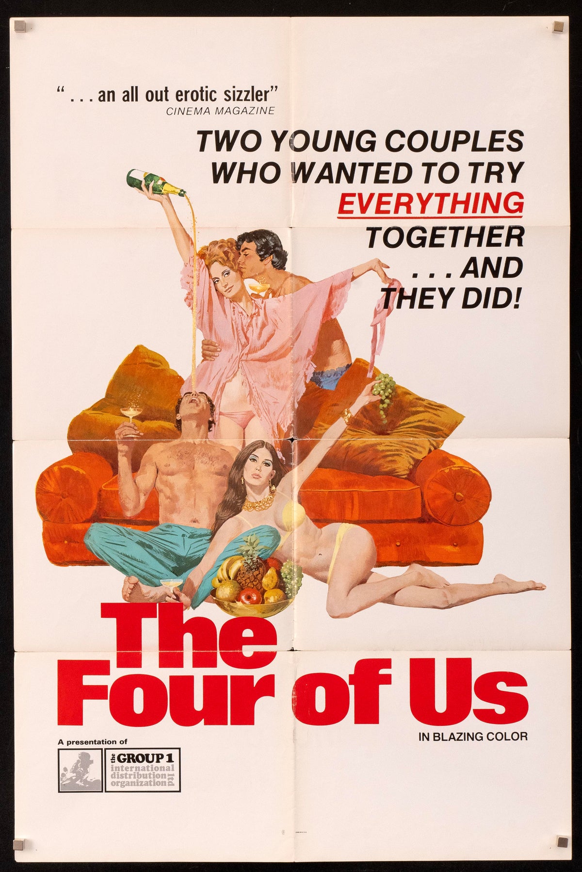 The Four of Us Original Vintage Movie Poster