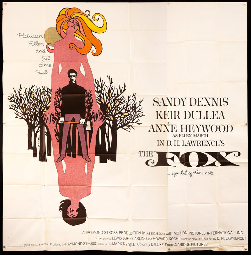 The Fox 6 Sheet (81x81) Original Vintage Movie Poster