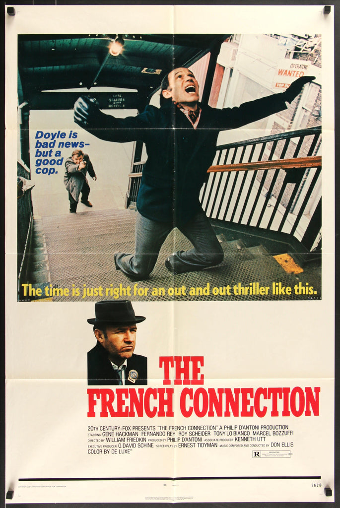 The French Connection Original Vintage Movie Poster