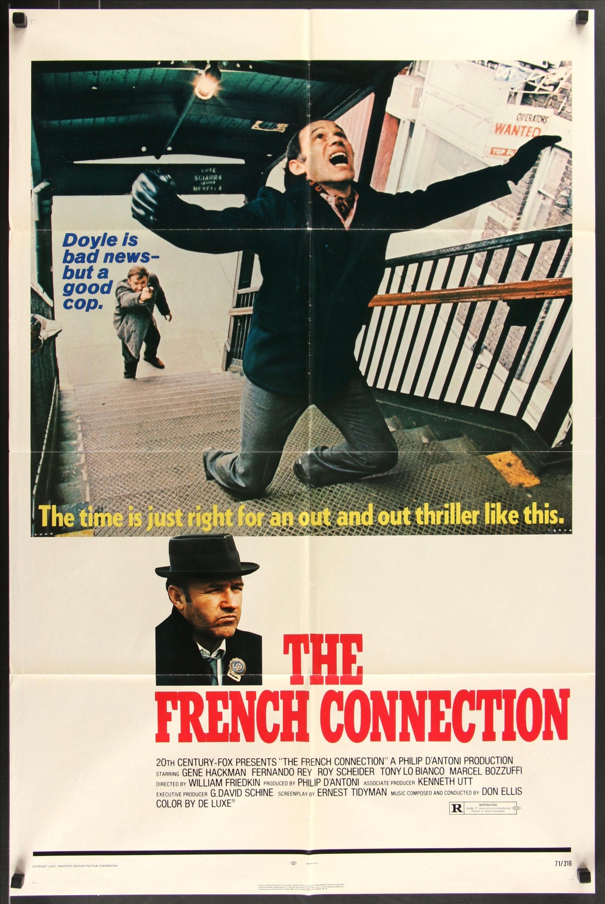 The French Connection Original Vintage Movie Poster
