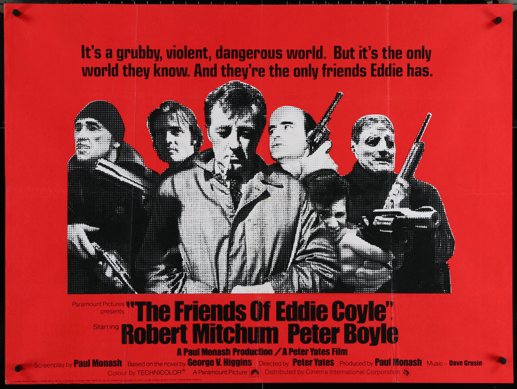 The Friends Of Eddie Coyle British Quad (30x40) Original Vintage Movie Poster