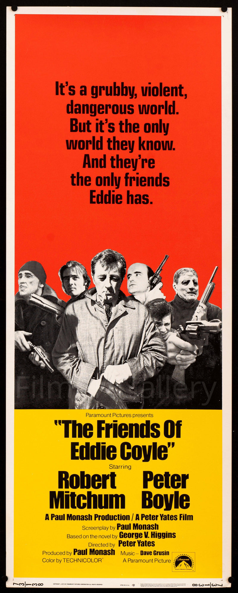 The Friends Of Eddie Coyle Insert (14x36) Original Vintage Movie Poster