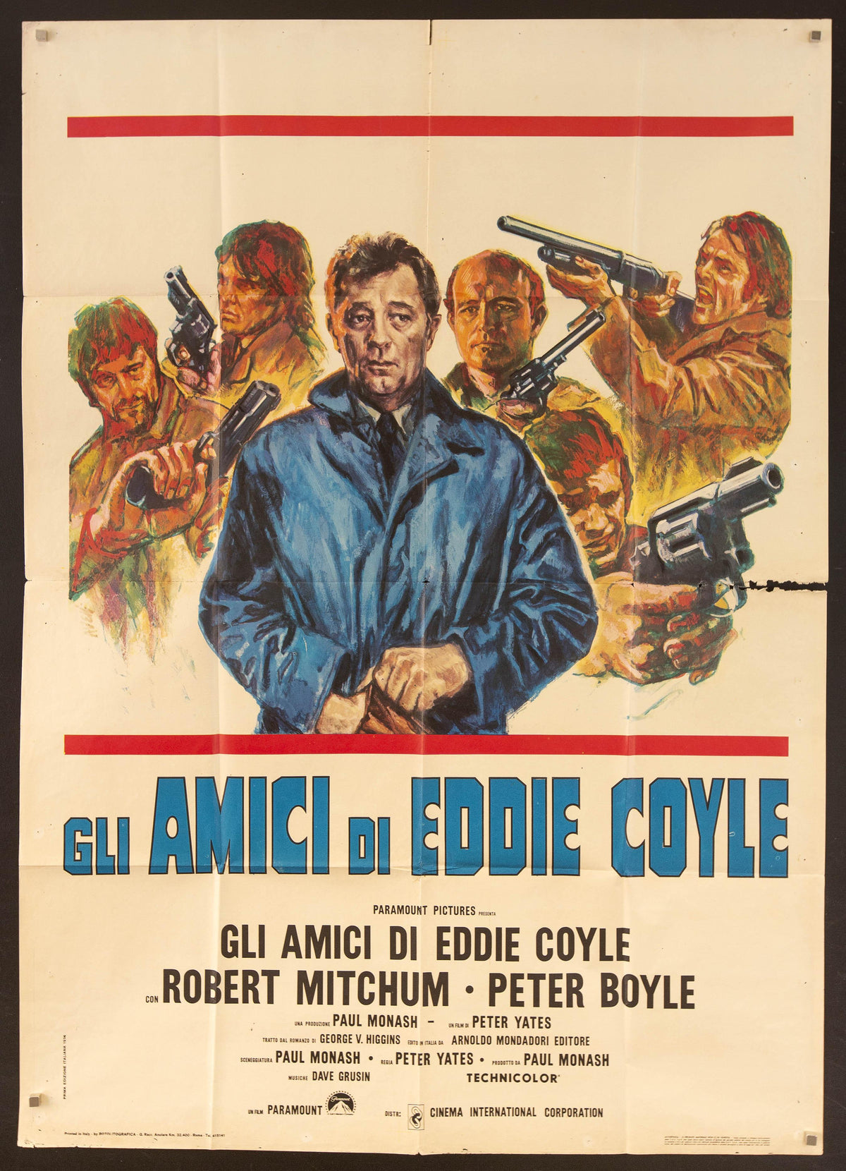 The Friends Of Eddie Coyle Italian 2 Foglio (39x55) Original Vintage Movie Poster