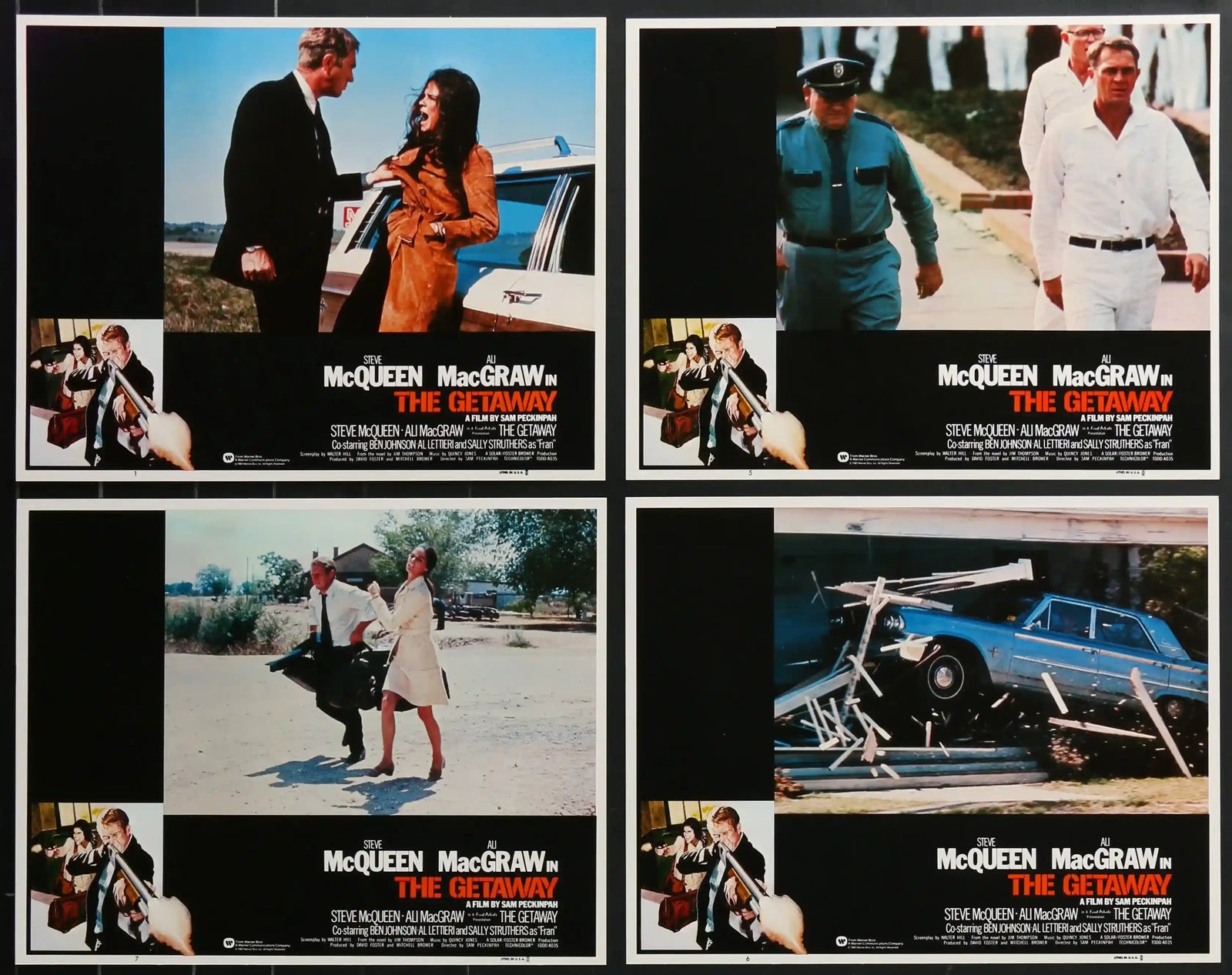 The Getaway Original Vintage Movie Poster