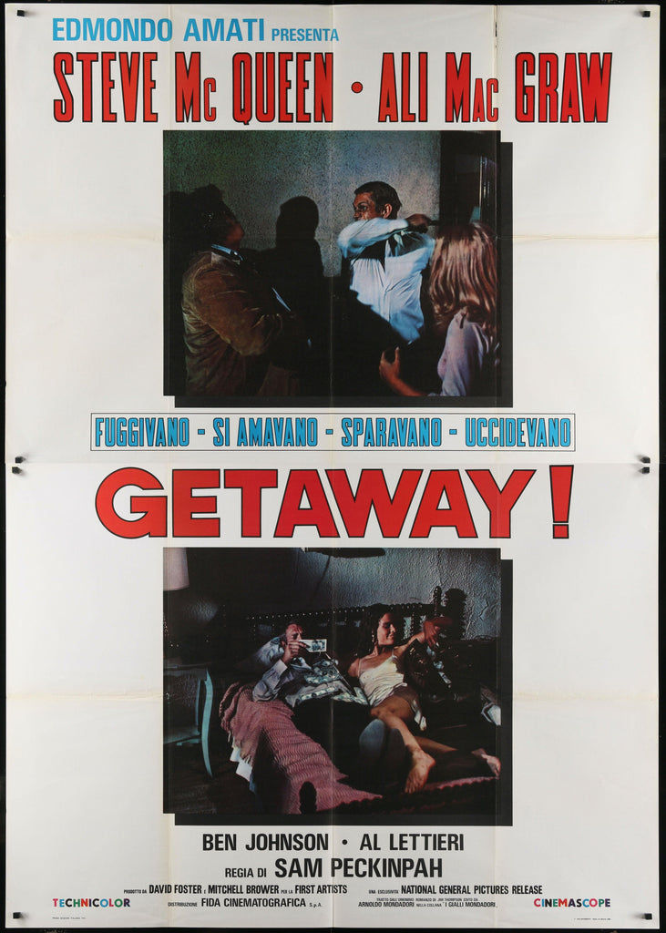 The Getaway Original Vintage Movie Poster