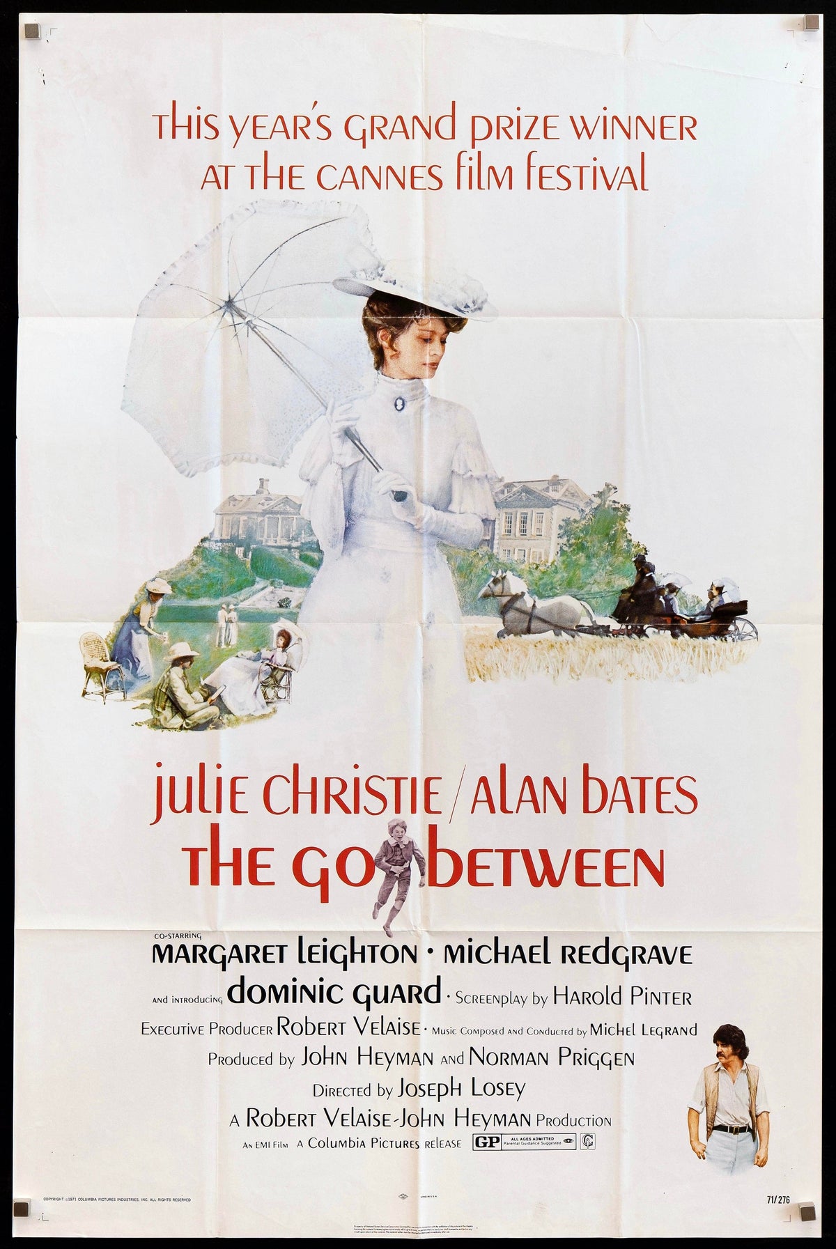 The Go-Between 1 Sheet (27x41) Original Vintage Movie Poster