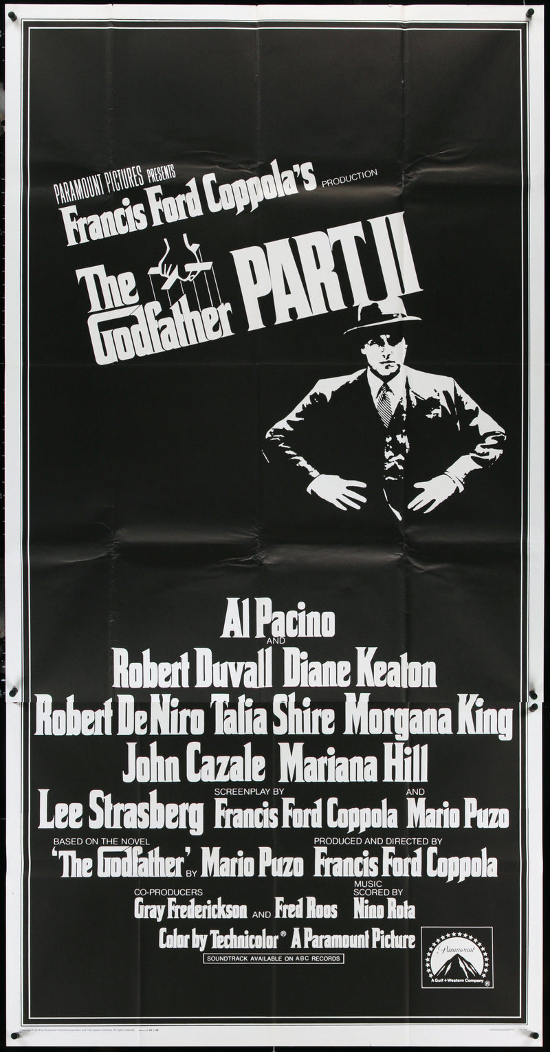 The Godfather Part II (Godfather Part 2) 3 Sheet (41x81) Original Vintage Movie Poster