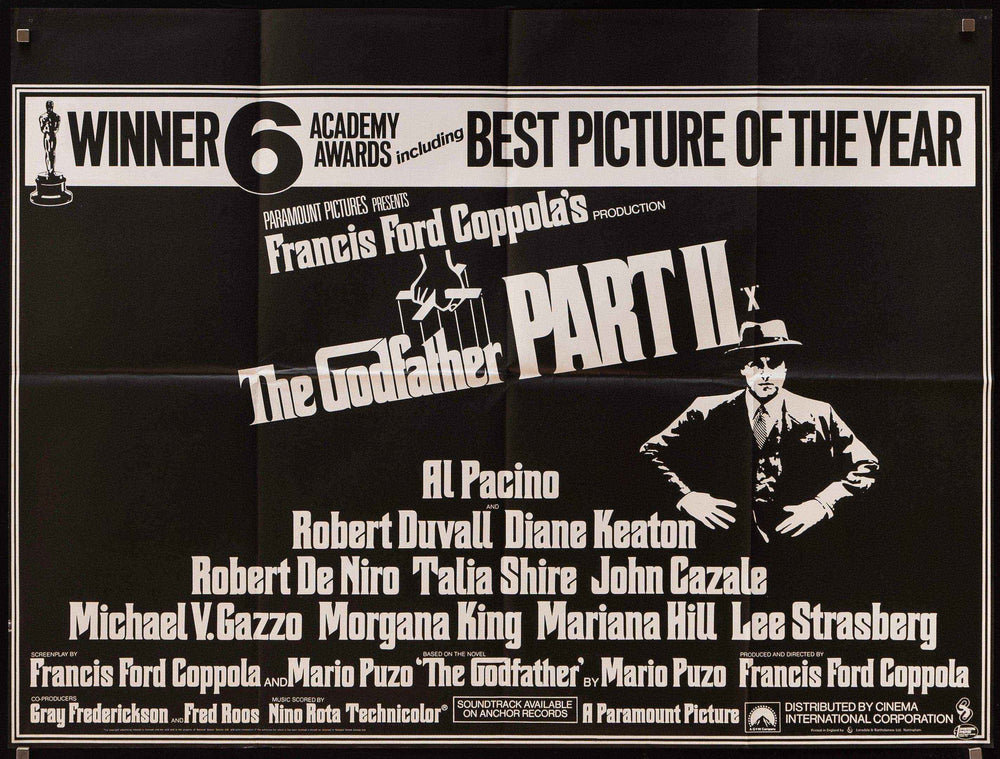 The Godfather Part II (Godfather Part 2) Original Vintage Movie Poster