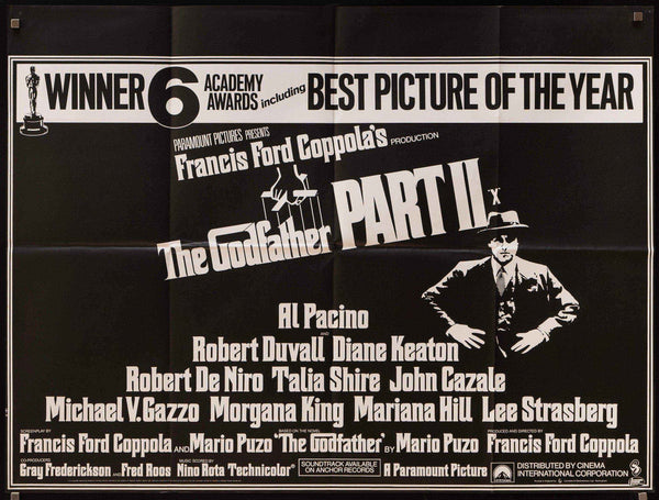 The Godfather Part II (Godfather Part 2) Original Vintage Movie Poster