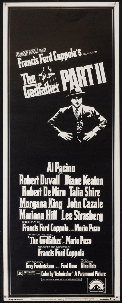 The Godfather Part II (Godfather Part 2) Original Vintage Movie Poster