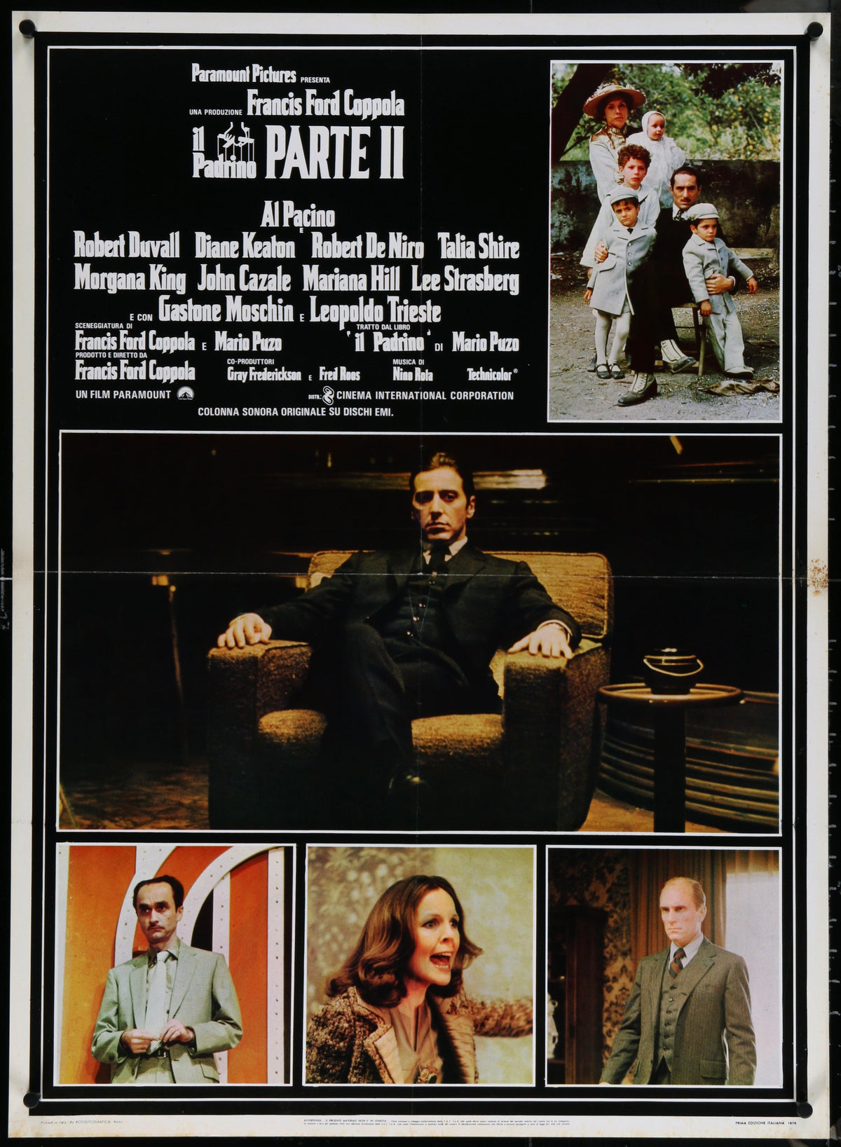 The Godfather Part II (Godfather Part 2) Original Vintage Movie Poster