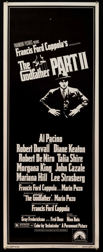 The Godfather Part II (Godfather Part 2) Original Vintage Movie Poster