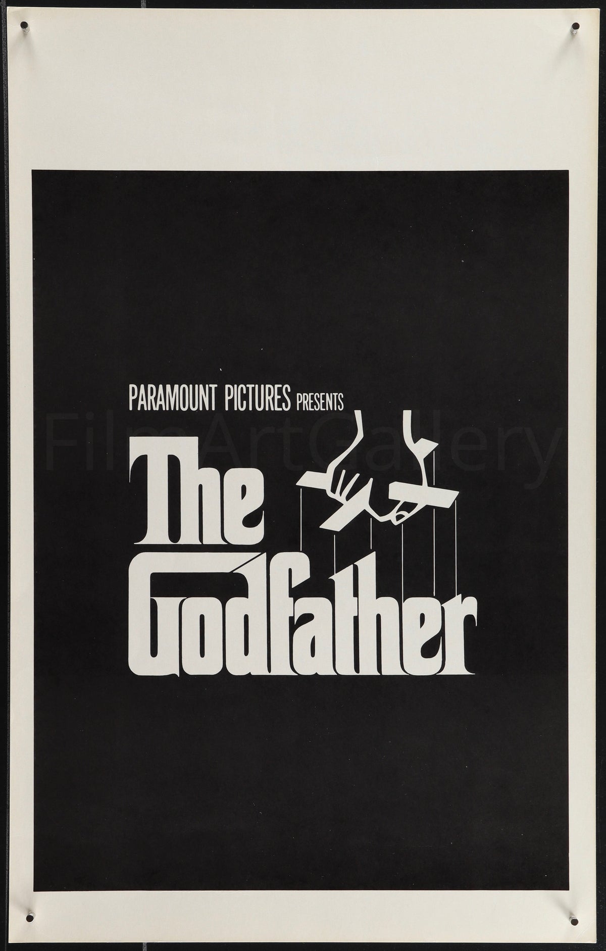 The Godfather Original Vintage Movie Poster