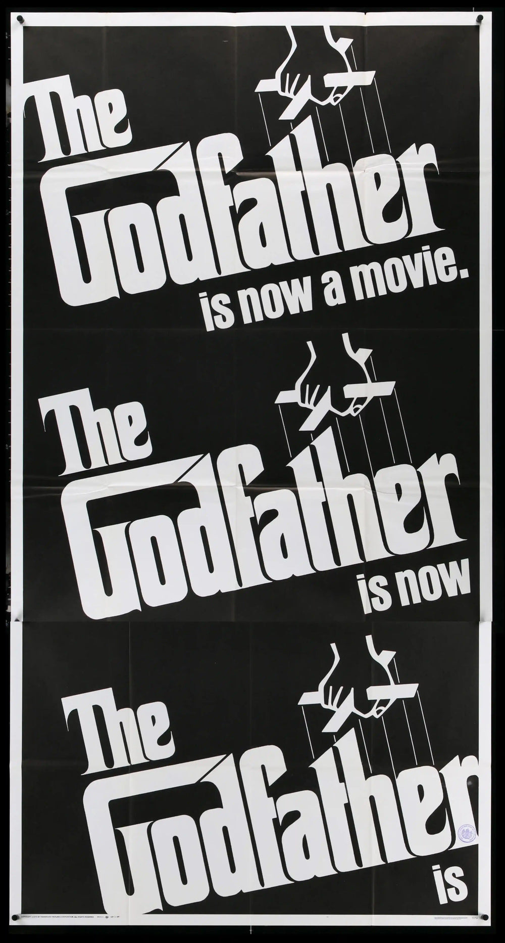 The Godfather Original Vintage Movie Poster