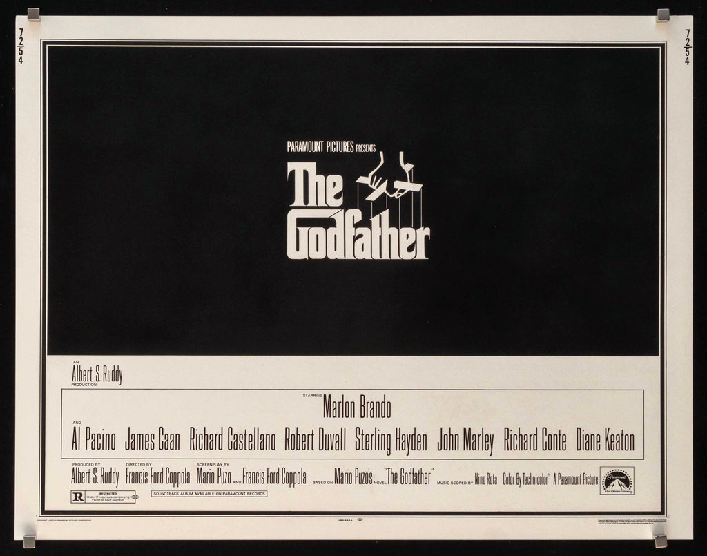 The Godfather Original Vintage Movie Poster