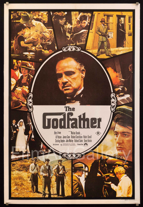 The Godfather Original Vintage Movie Poster