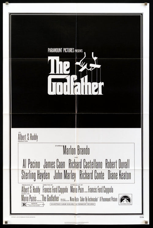 The Godfather Original Vintage Movie Poster