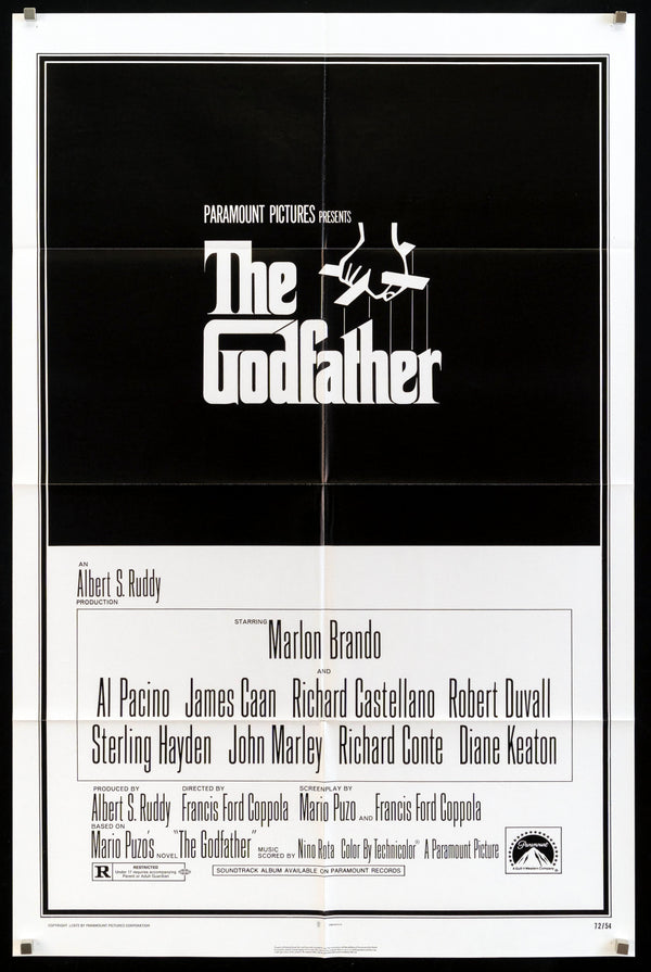The Godfather Original Vintage Movie Poster