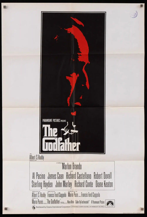 The Godfather Original Vintage Movie Poster