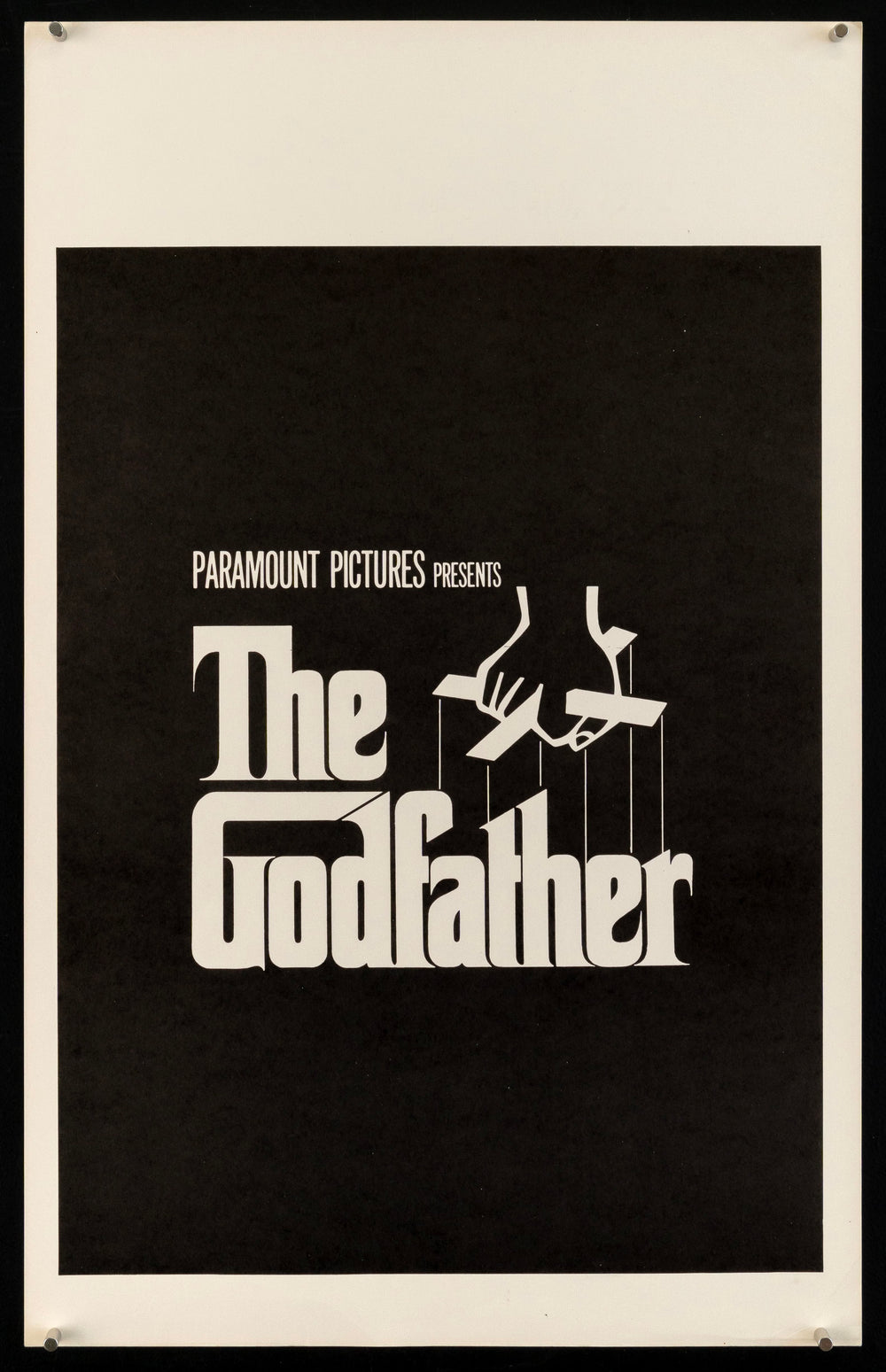 The Godfather Original Vintage Movie Poster