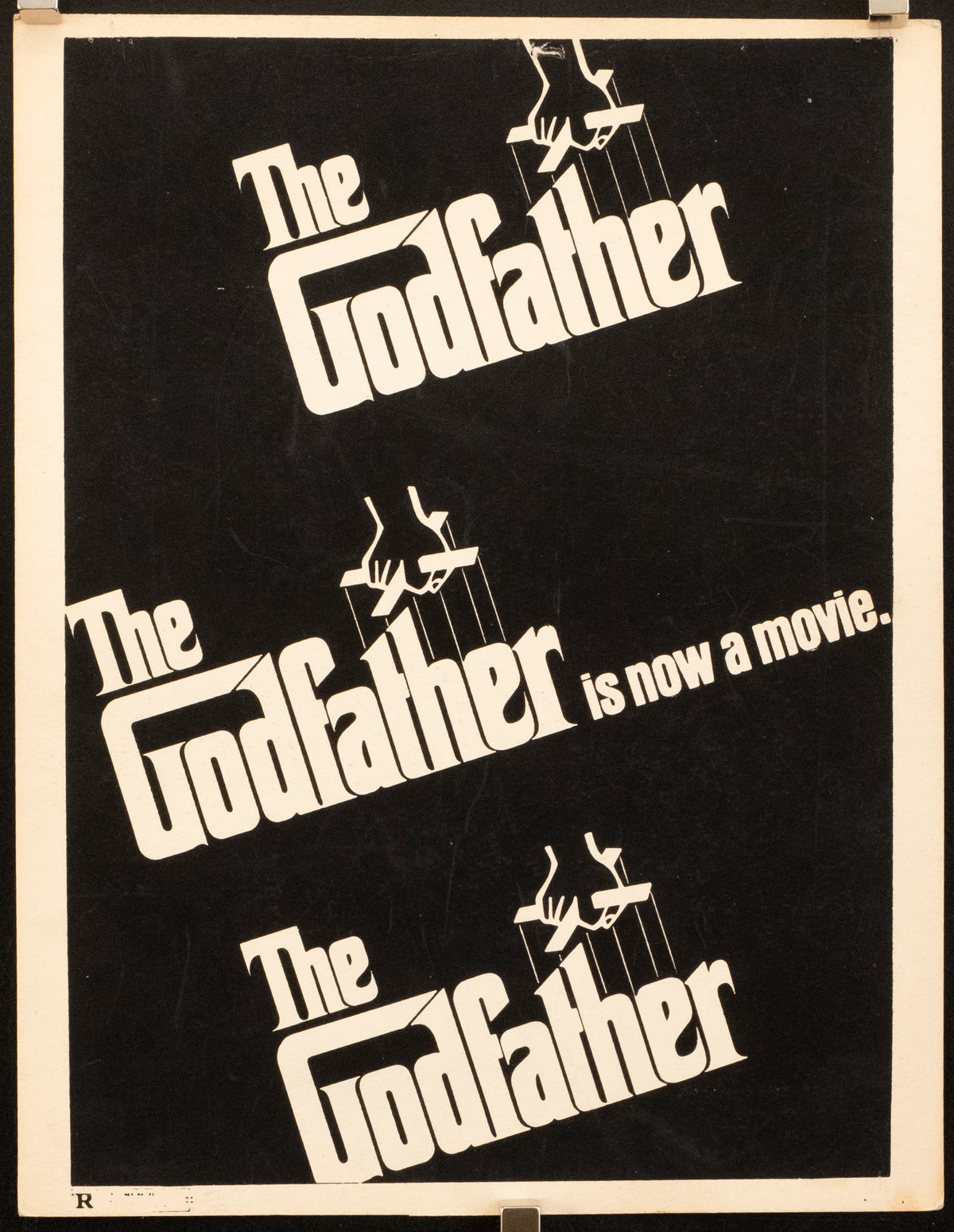 The Godfather Original Vintage Movie Poster