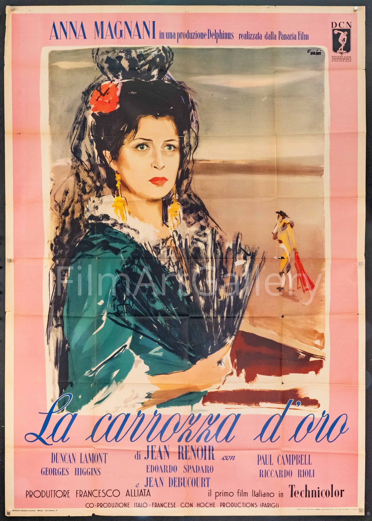 The Golden Coach (Le Carrosse D'Or) Original Vintage Movie Poster