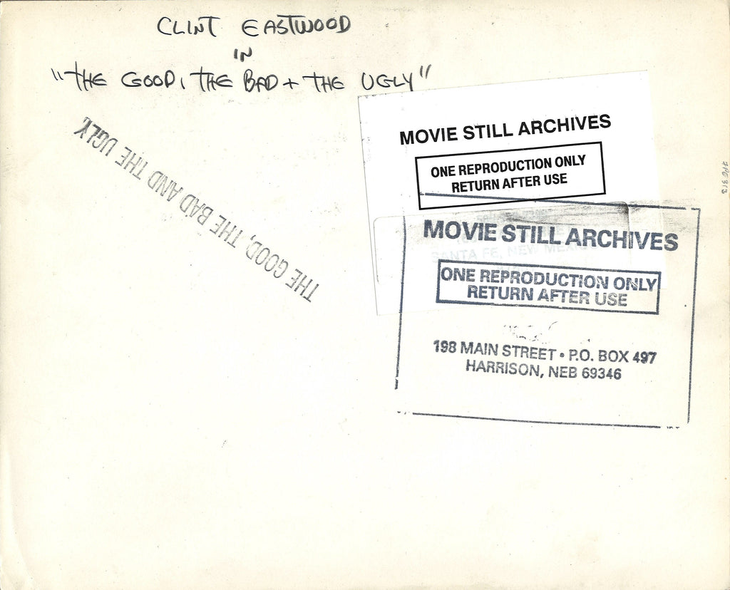 The Good Bad and the Ugly Movie Poster 1968 Window Card (14x22)