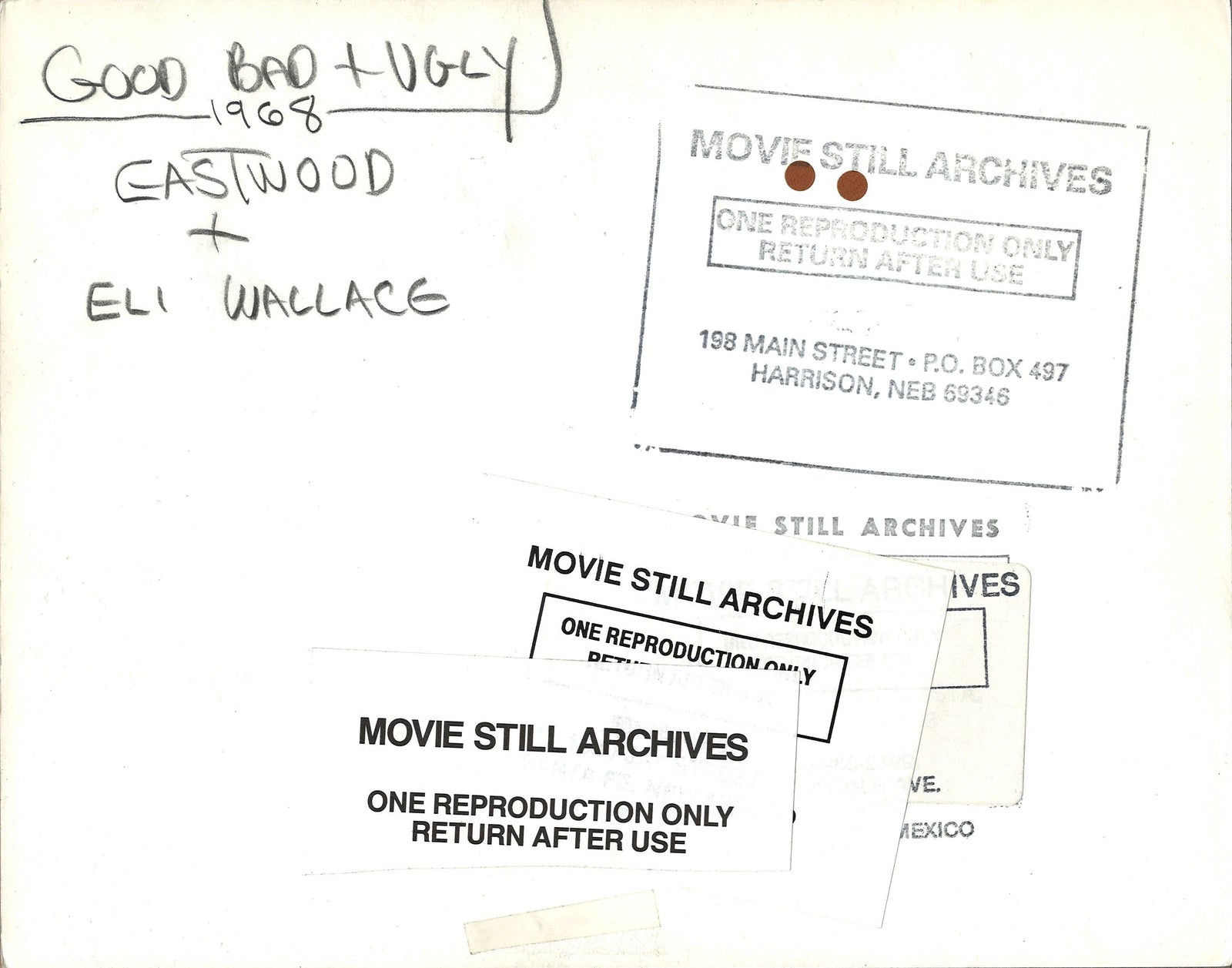 The Good Bad and the Ugly Movie Poster 1968 1 Sheet (27x41)