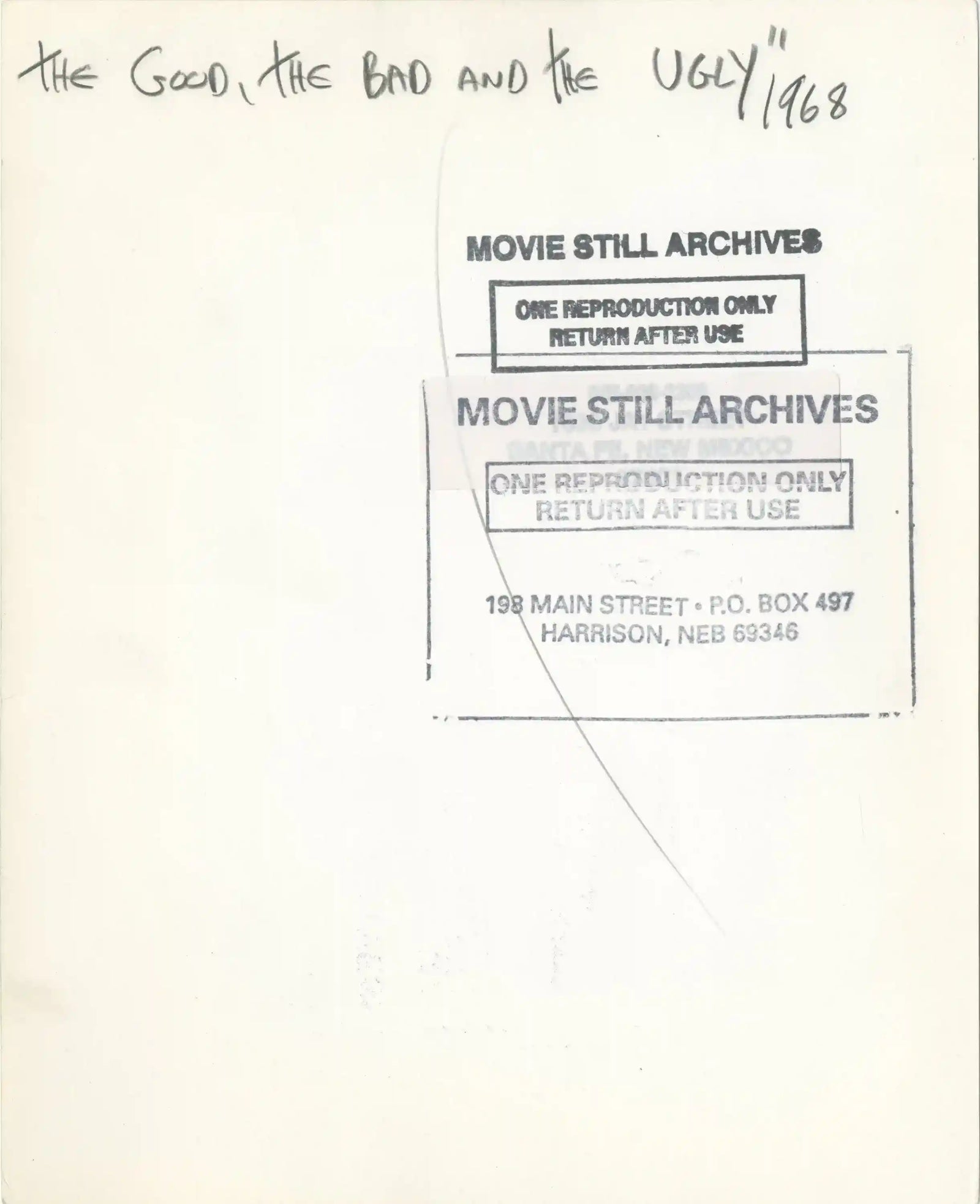 The Good Bad and the Ugly Original Vintage Movie Poster
