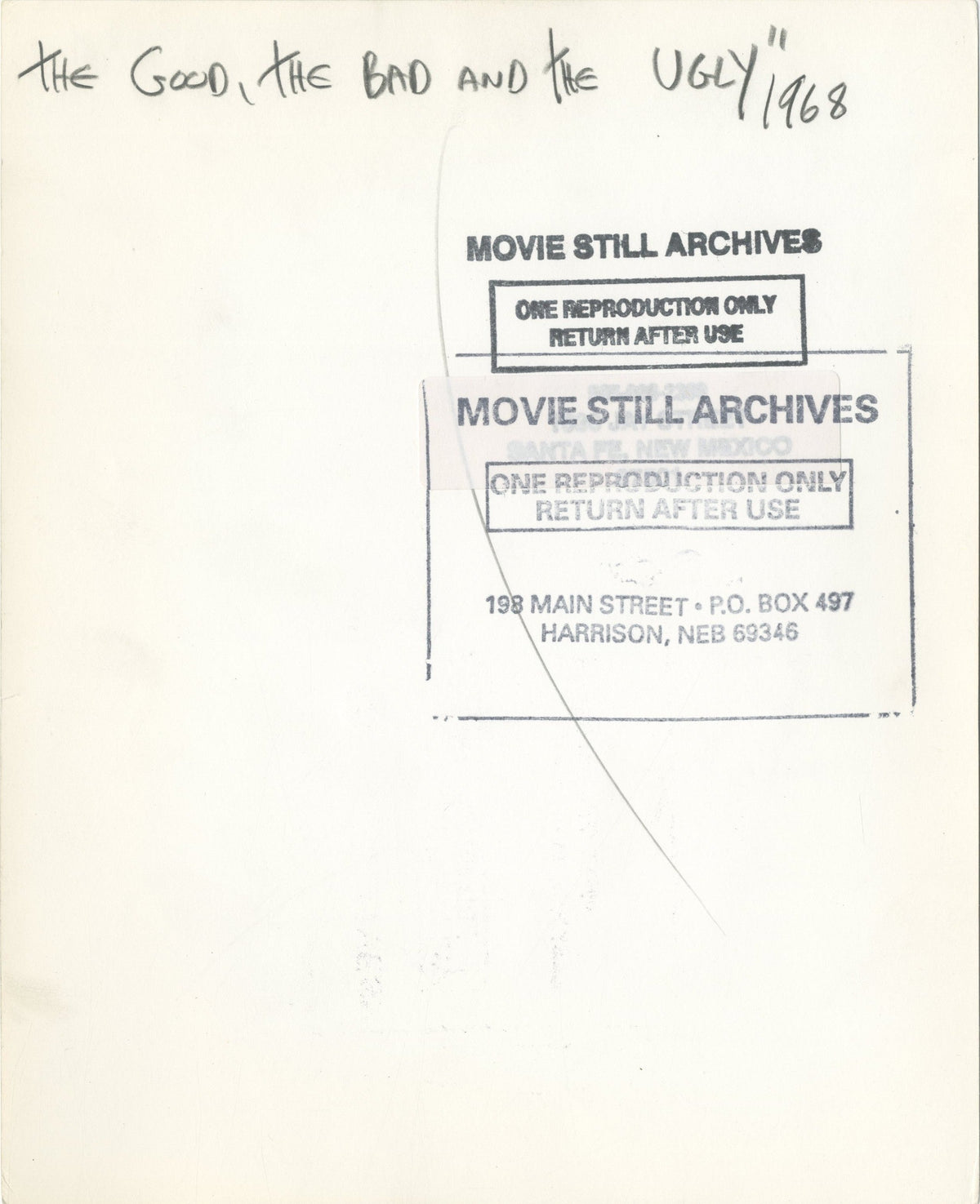 The Good Bad and the Ugly Original Vintage Movie Poster