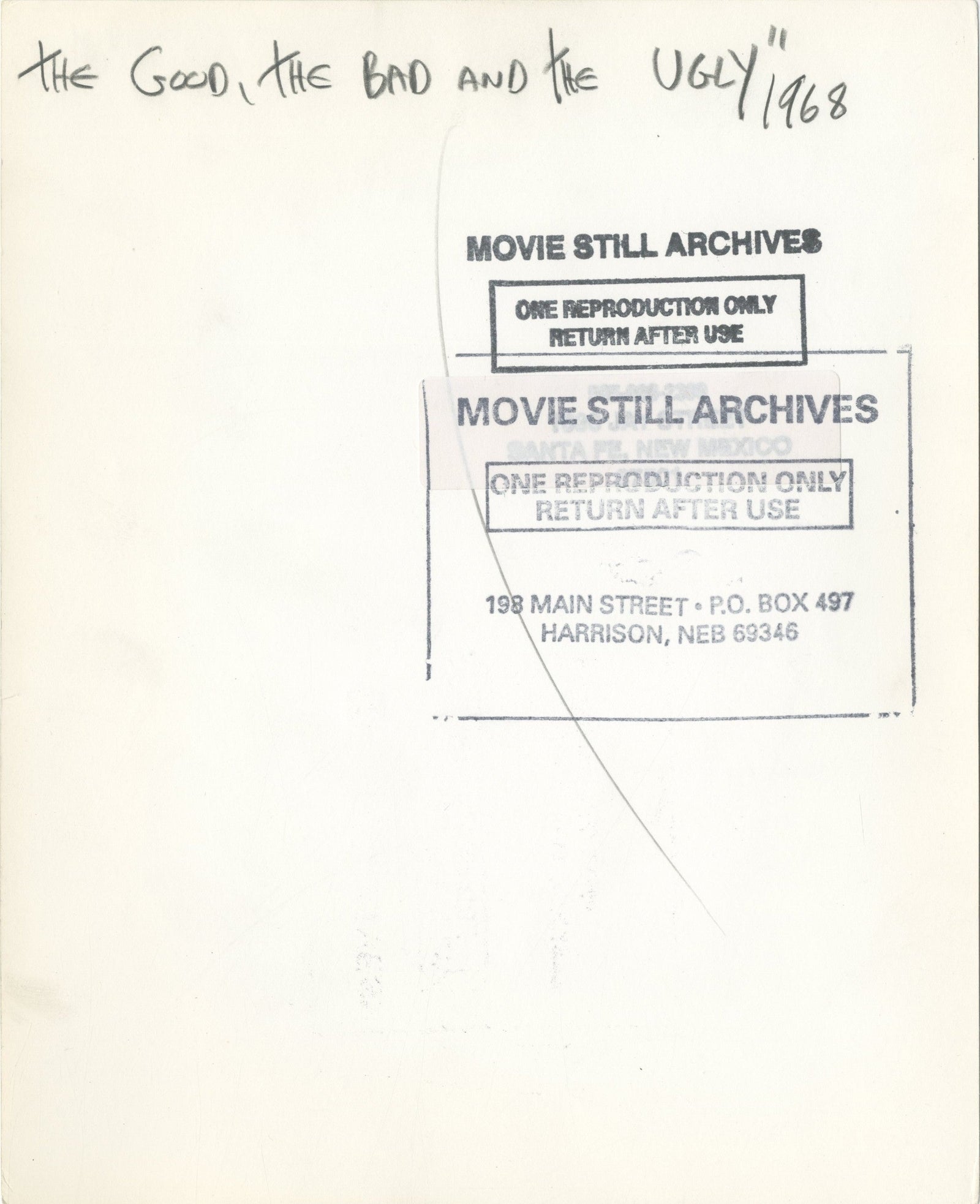 The Good Bad and the Ugly Original Vintage Movie Poster