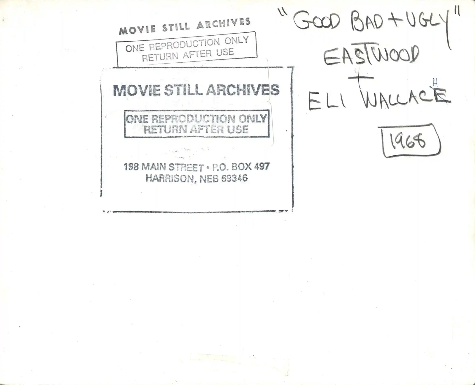 The Good Bad and the Ugly Original Vintage Movie Poster