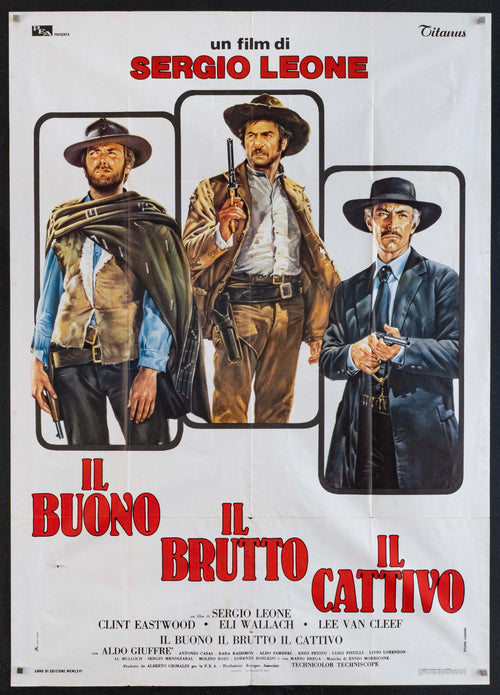 The Good Bad and the Ugly Original Vintage Movie Poster