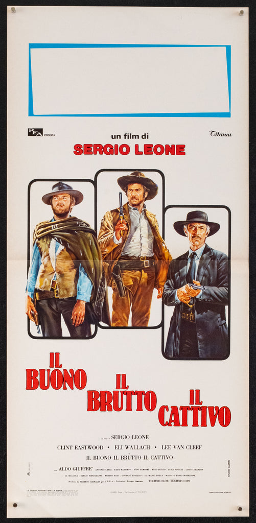 The Good Bad and the Ugly Original Vintage Movie Poster
