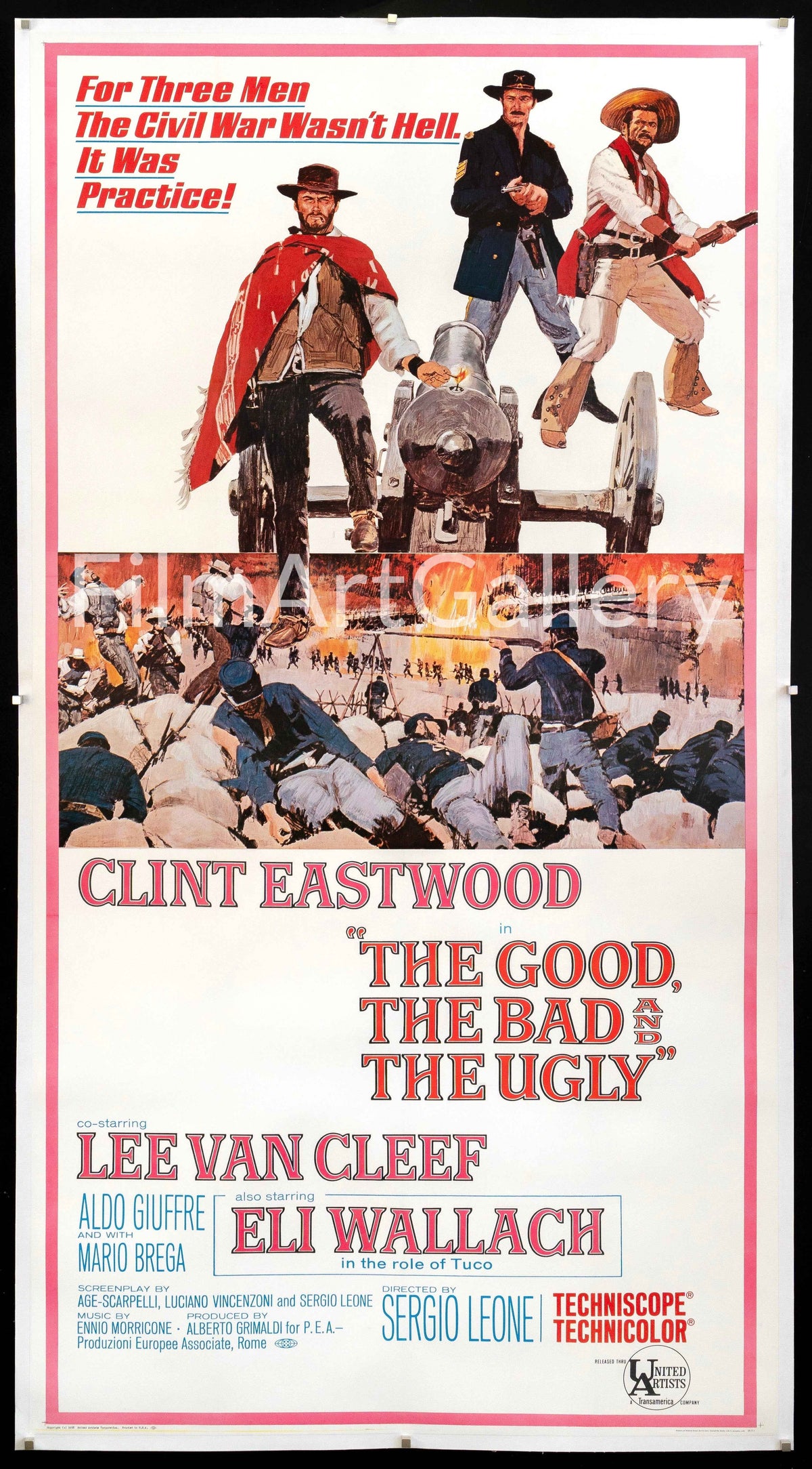 The Good Bad and the Ugly Original Vintage Movie Poster