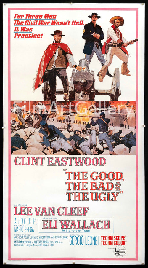 The Good Bad and the Ugly Original Vintage Movie Poster