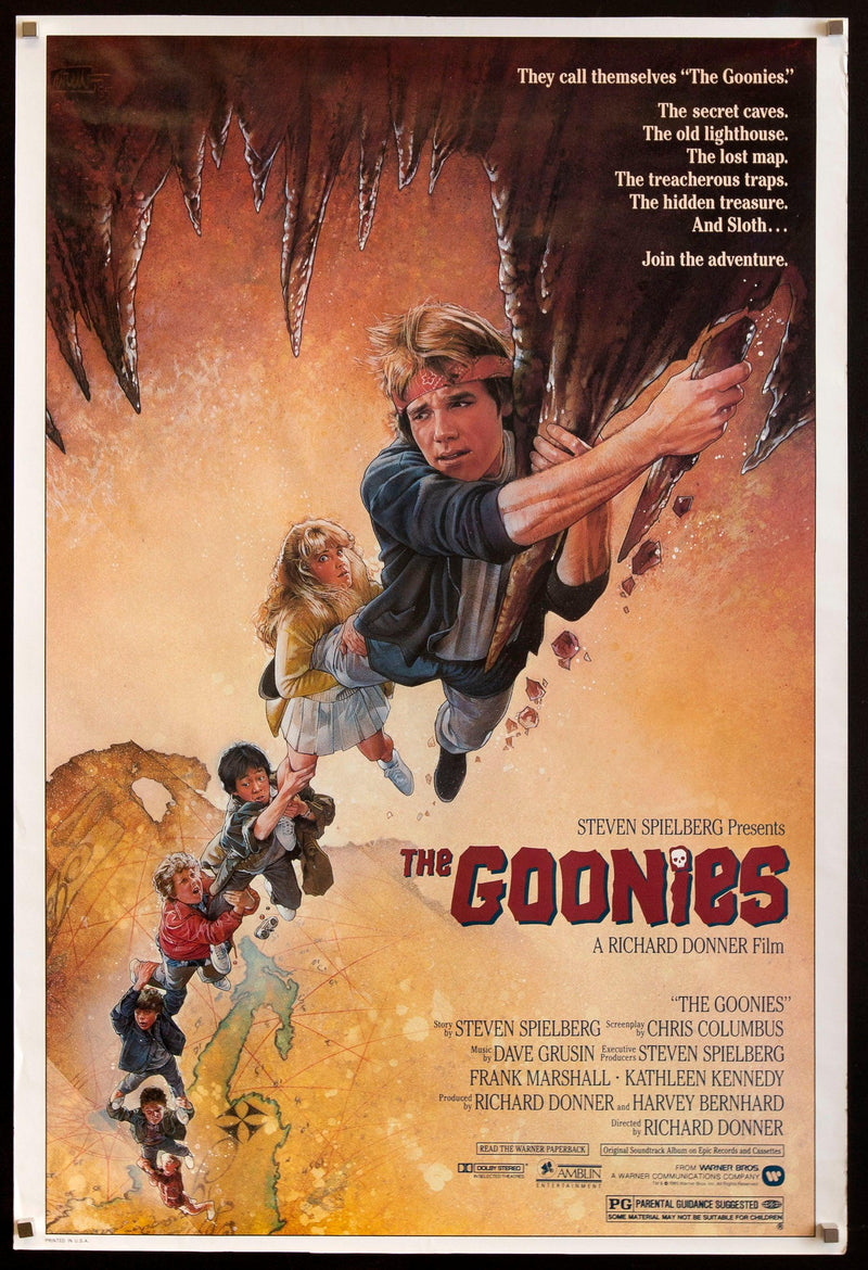 The Goonies 1 Sheet (27x41) Original Vintage Movie Poster