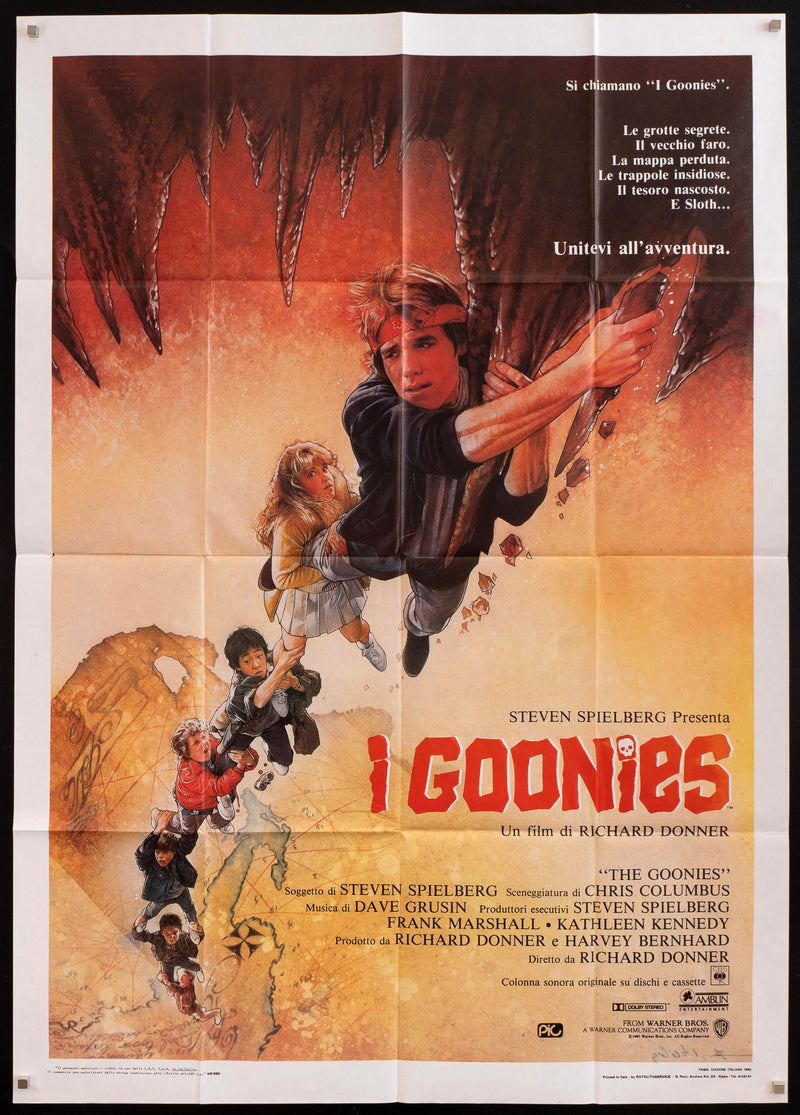 The Goonies Italian 2 Foglio (39x55) Original Vintage Movie Poster