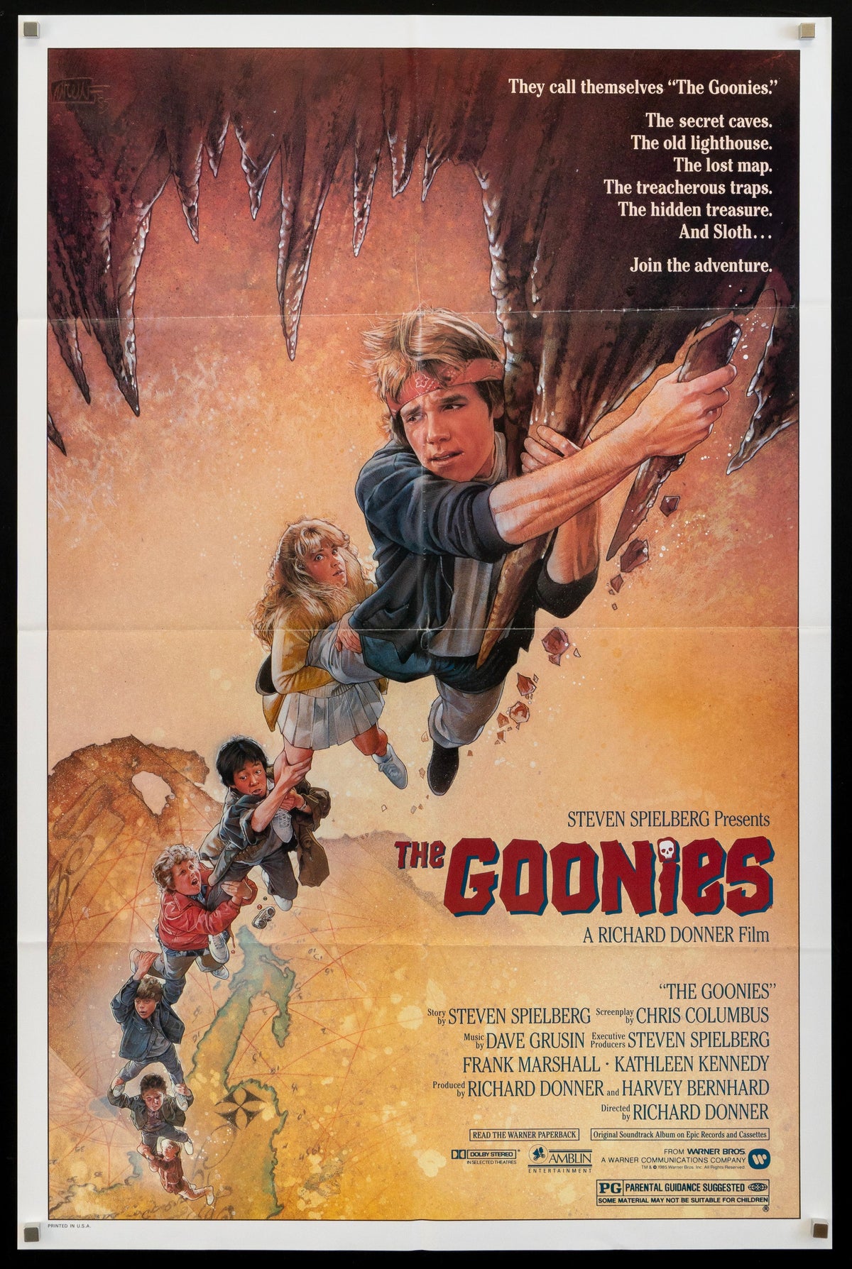 The Goonies Original Vintage Movie Poster