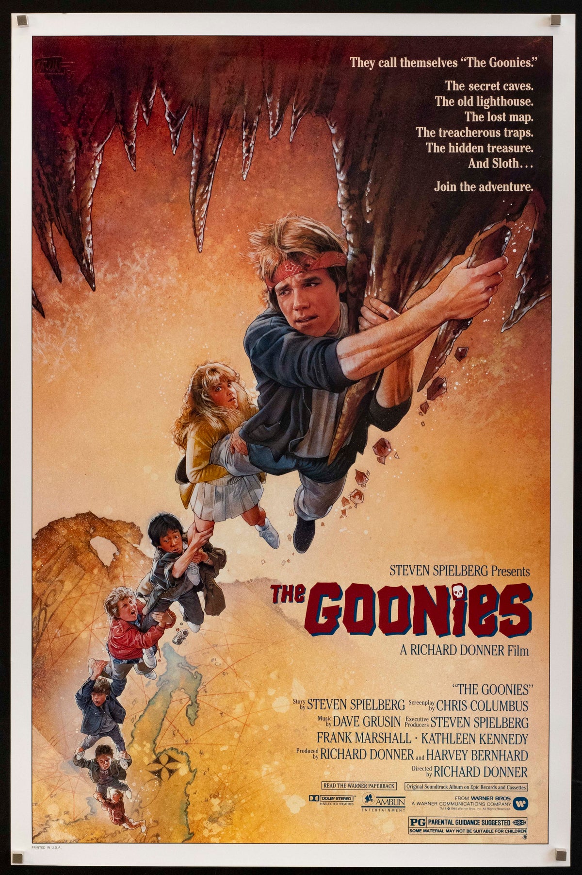 The Goonies Original Vintage Movie Poster