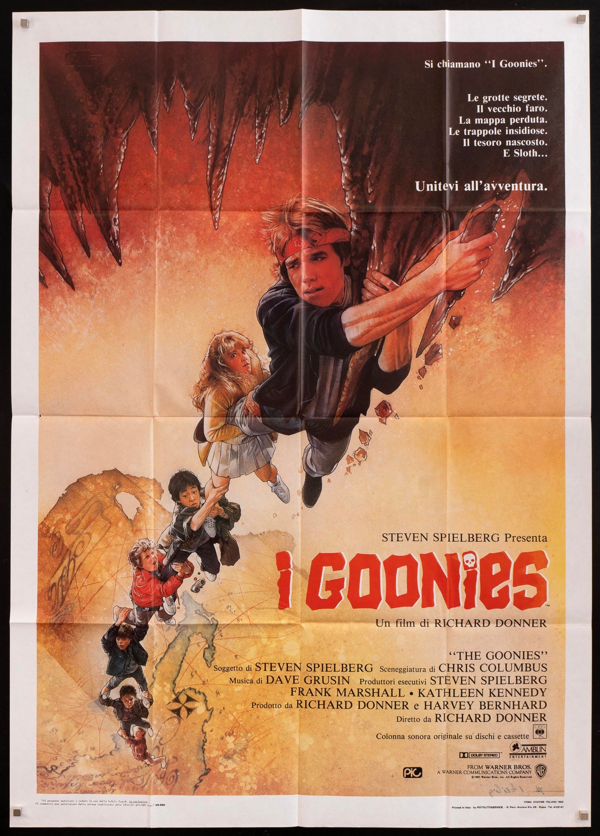 The Goonies Original Vintage Movie Poster